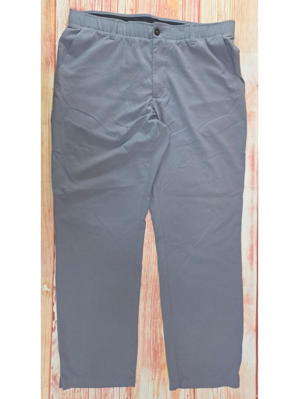 Under Armour Mens Gray Golf Pants Size 38/32 Stretch Lightweight Performance